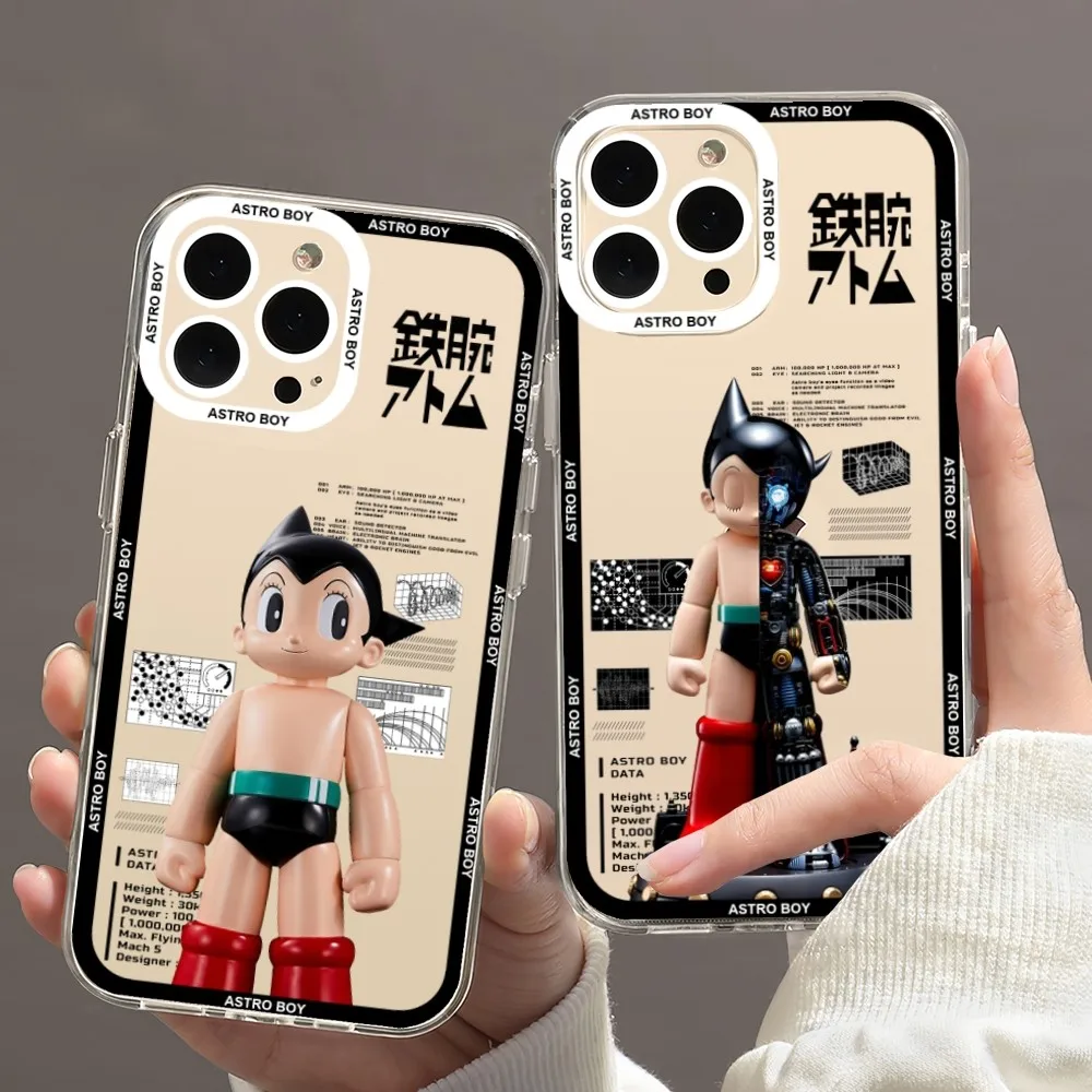 Чехол для телефона Astro Boy с рисунком для iPhone 11 12 Mini 13 14 Pro  Max, прозрачный чехол | AliExpress