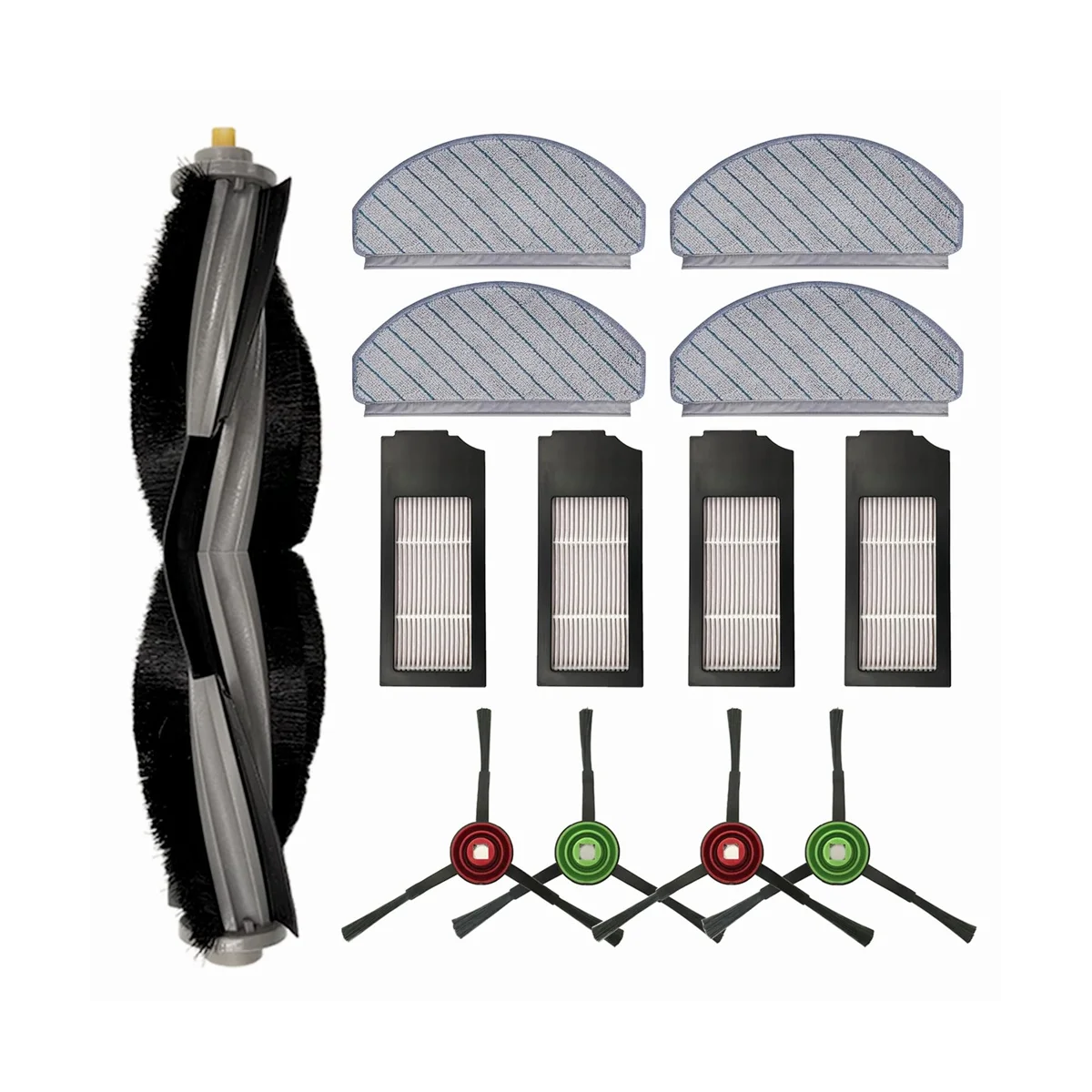 

Фильтр НЕРА, основная и боковая щетки, совместим с пылесосом X1 Plus T10