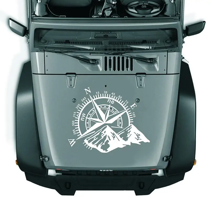 

Модный автомобильный компас роза навигация внедорожник виниловая наклейка автомобильное украшение