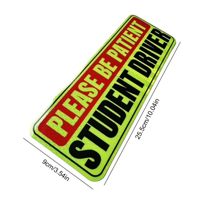 Пожалуйста будьте терпеливы. Магнитная наклейка для студенческого водителя.