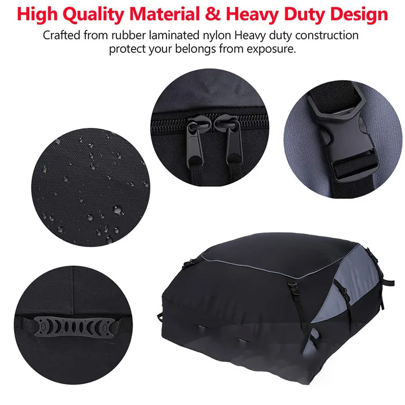 

Outdoor Folding Automatic Driving Travel Equipment Roof Bag