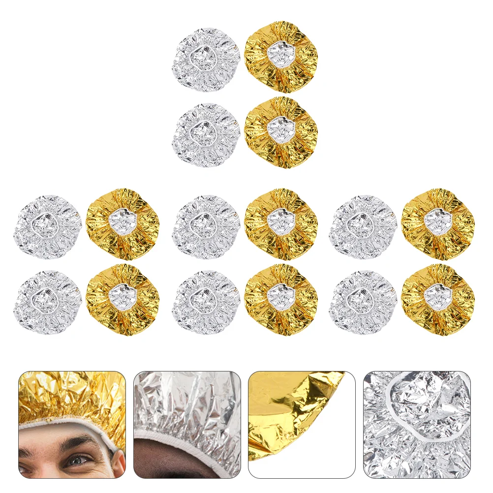 

Cap Hairaluminum Shower Conditioning Heat Salon Deep Capsthermal Processing Color Coloring Beauty Styling Elastic Reusable