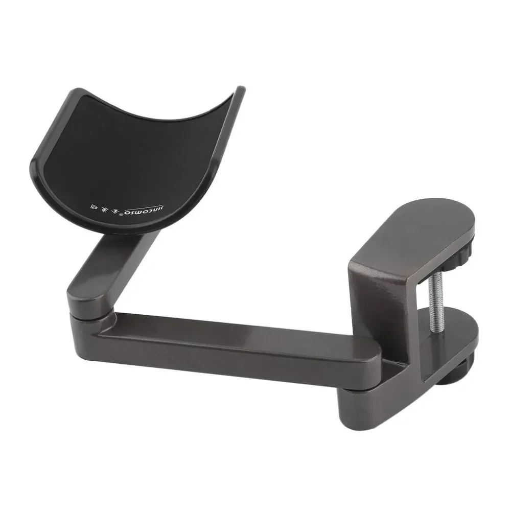 

Alloy Adjustable Arm Rest Wrist Support Extended Mousepad Rotation Ergonomic Mouse Pad Shoulder Protect for Office Game