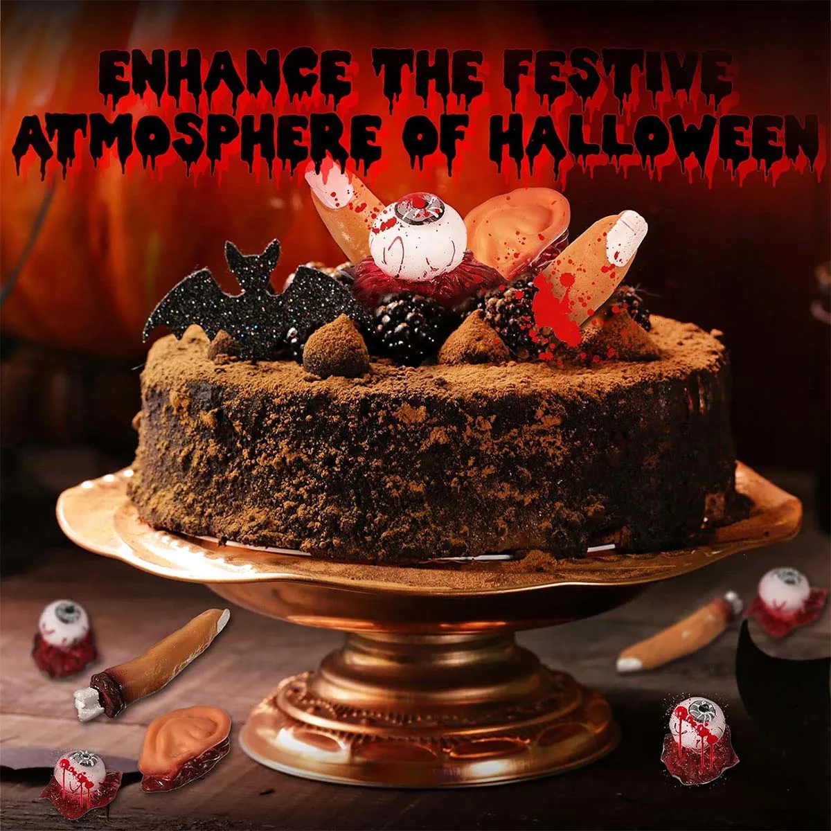 Кровавый страшный ужасный поддельный остаток человека сломанная рука пальцы