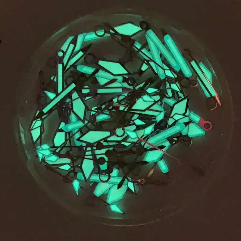 Watch Parts Orange Diamond Pointer Green Luminous Watch Hand Fit for Seiko 007 NH35 NH36 Automatic Movement