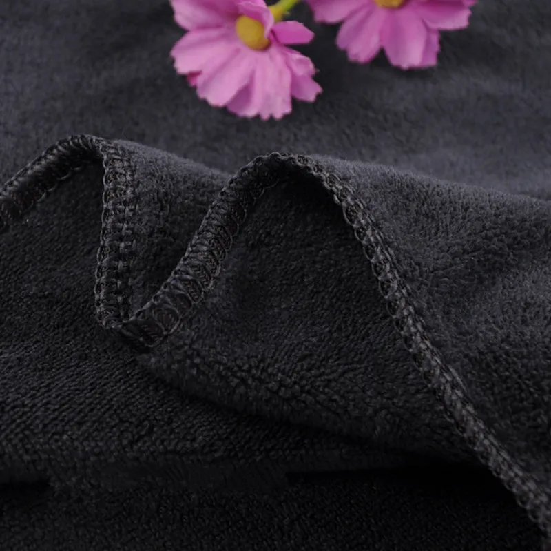 3 Thickened Black Microfiber Towels Household Car Cleaning Cloths Multipurpose Wipes |