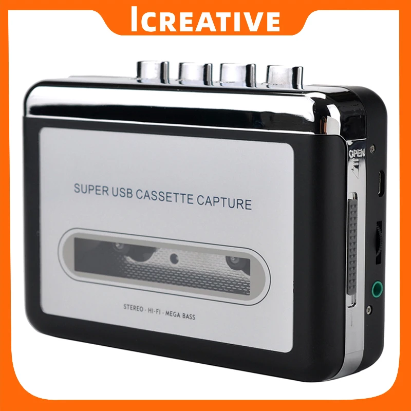 

Кассетный плеер преобразователь кассеты в MP3 Захват аудио музыкальный плеер преобразователь кассета на ленте для ПК ноутбука через USB