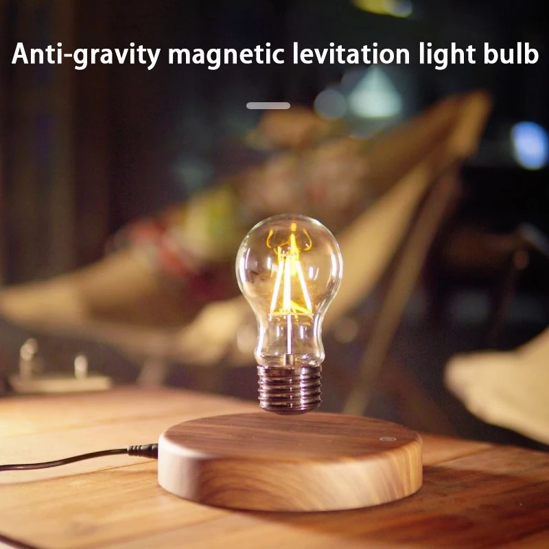 

Магнитная левитационная лампочка, украшение для спальни, атмосферная лампа, подарок, ночник, украшение