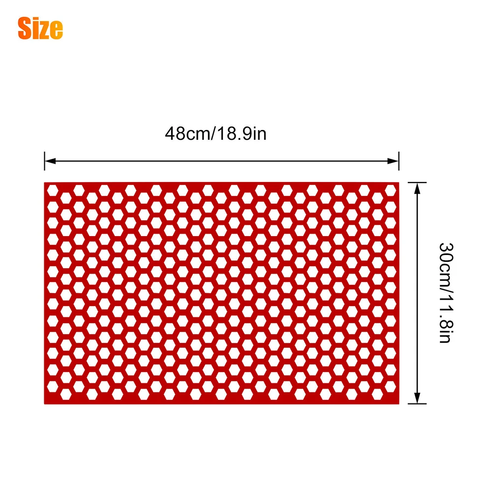 

Honeycomb Car Sticker Cut-out Hollow Auto Lamp Film Grid Side Shield Car Rear Tail Light Headlamp Sticker 48*30cm 2020 New