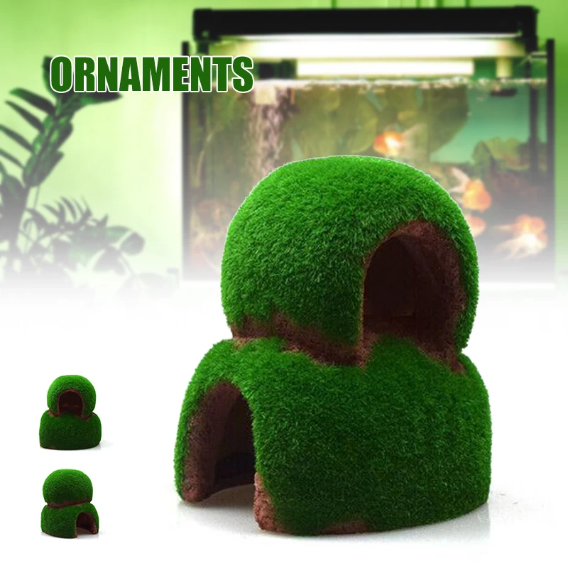 

Украшения для аквариума из смолы, искусственная пещера для украшения аквариума NOV99