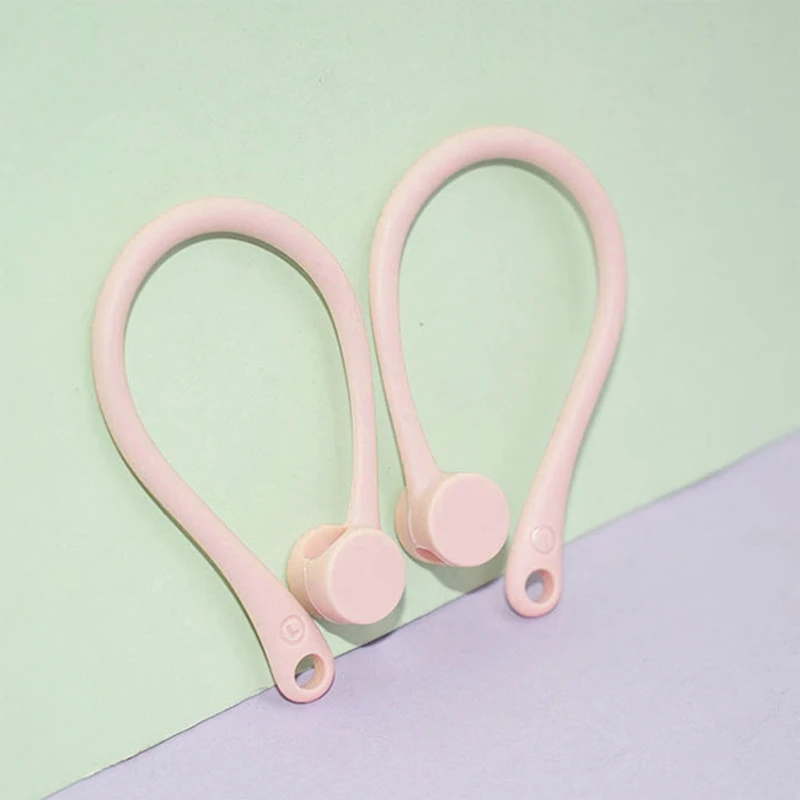 

1Pair Soft Silicone Anti Dropping Rope Strap Anti Lost Earhook Loop String Compatible with Airpods Wireless Earphones