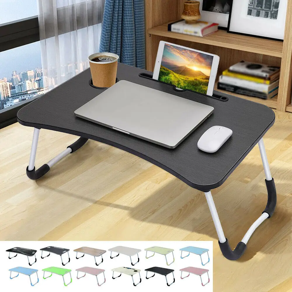 

Laptop Table Stand FoldingDesk Bed Computer Study Adjustable Portable Sofa Tray