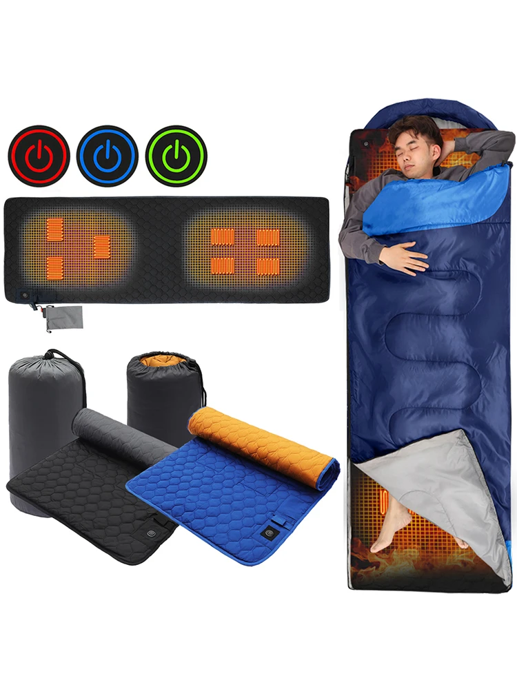 7-зонный зимний спальный матрас с подогревом 38-65 ℃
