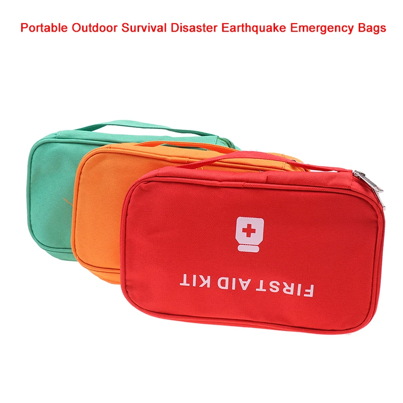 

Empty First Aid Kits Portable Outdoor Survival Disaster Earthquake Emergency Bags Big Capacity Home/Car Medical Package