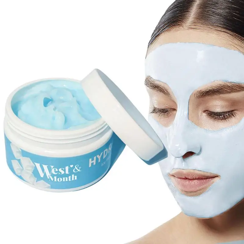 

Увлажняющая отбеливающая ледяная маска для сна с витамином Е, питательная восстанавливающая Антивозрастная Осветляющая Маска для лица, 3,5 унций