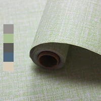 light green linen textured contact paper for furniture decor vinyl self adhesive waterproof wallpaper peel and stick sticker
