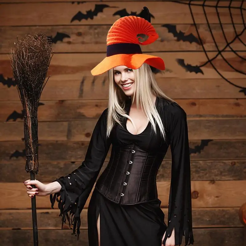 

Halloween Witch Hat For Women Halloween Fold Witch Hat Party Witch Hat Party Festivals Caap Cosplay Costume Headgear Decor