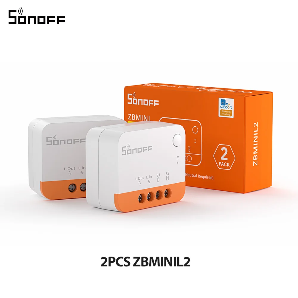 

SONOFF ZBMINIL2 Extreme Zigbee Умный выключатель 1-10шт