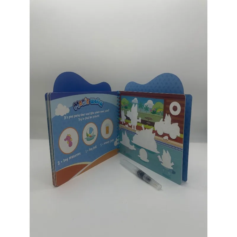 Книга для рисования и раскрашивания Bluey в стиле аниме, красочная книга для скетчинга, забавная книга для раскрашивания, подарок на день рождения для детей, игрушка (art.: 3920d930c5280) - 3920d930c5280