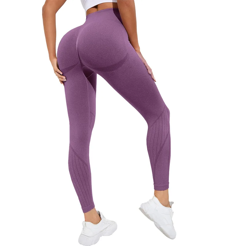 Q-3315 Брюки для йоги Длинные брюки Живот Персиковые ягодицы фитнеса Высокая талия