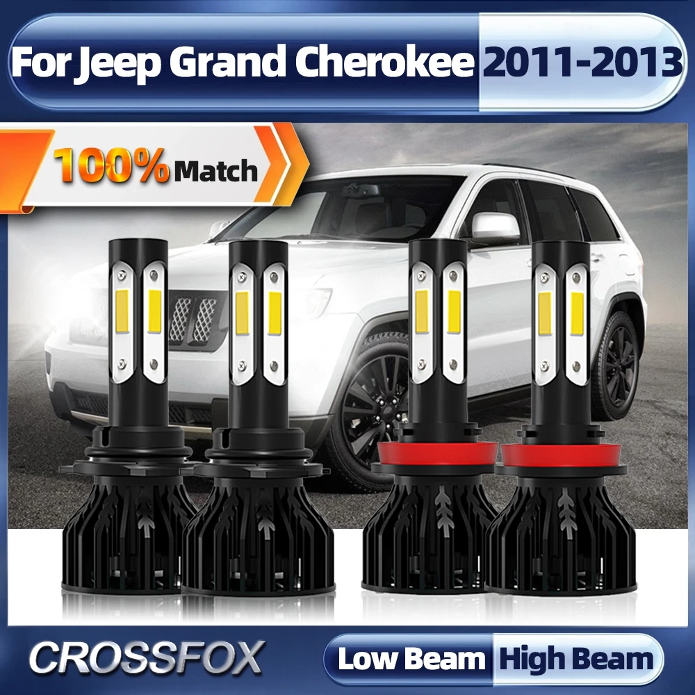 

Canbus LED Car Headlight Bulb H11 9005 HB3 240W 40000LM Turbo Lamp High Low Beam For Jeep Grand Cherokee 2011 2012 2013