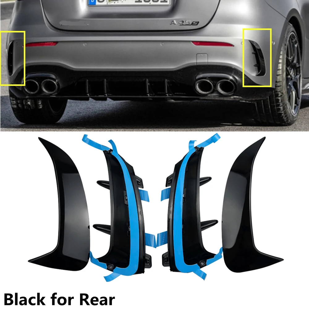 

Для хэтчбека Mercedes Benz A Class W177 A180 A200 A220 A250 A35 2020 + наклейка на задний передний бампер