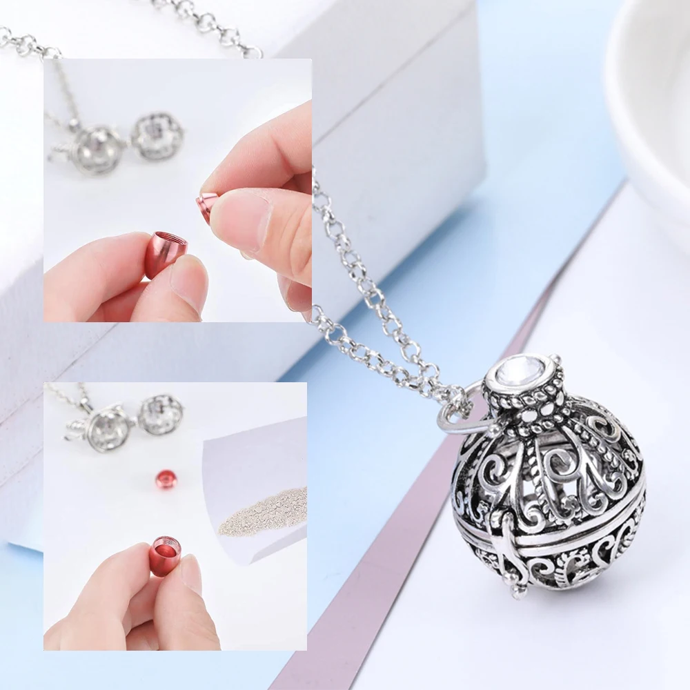 Винтажные Полые Цветы урна раньше украшения для кремации золы женщин памятный