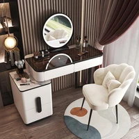 glass dressing table with mirror bedroom makeup desk table cabinet storage cabinet home furniture bedroom dressers vanity set