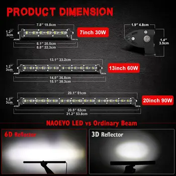 6D Ultra Strip LED Light Bar 8