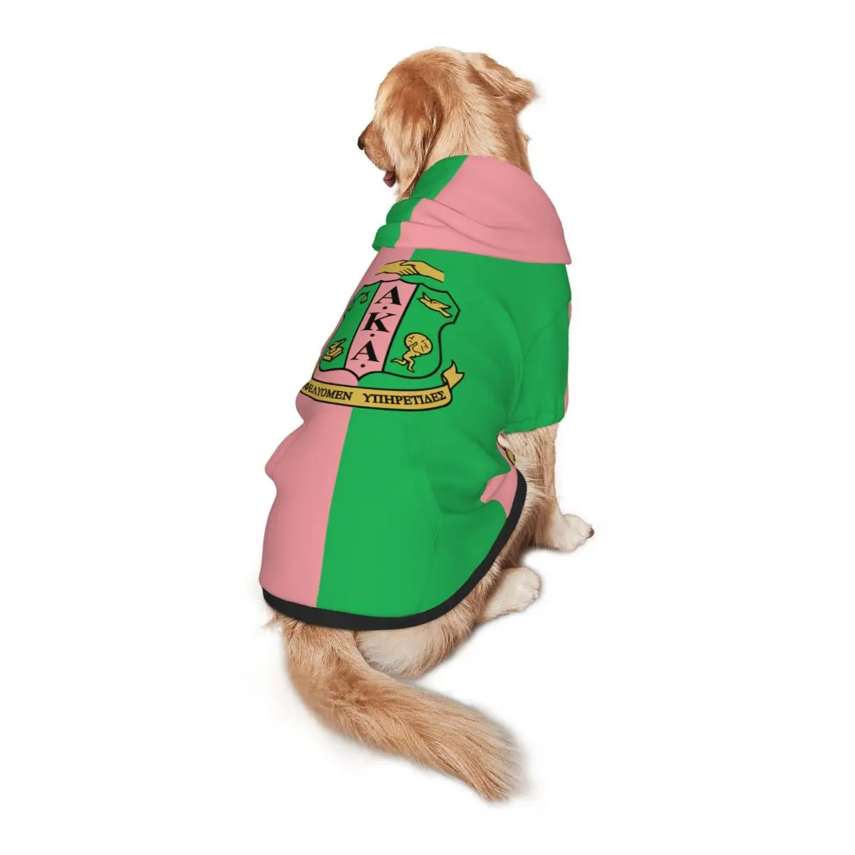 

Alpha Kappa Alpha AKA 1908 одежда для домашних животных толстовки костюм для щенка зимние тканевые свитера толстовки с капюшоном и карманами