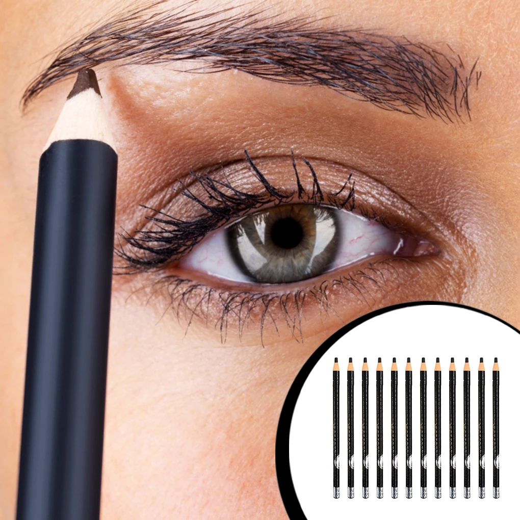 

12 шт. карандаш для бровей косметический оттенок инструмент для макияжа карандаш для бровей тонкая работа красота точные Женские аксессуары...