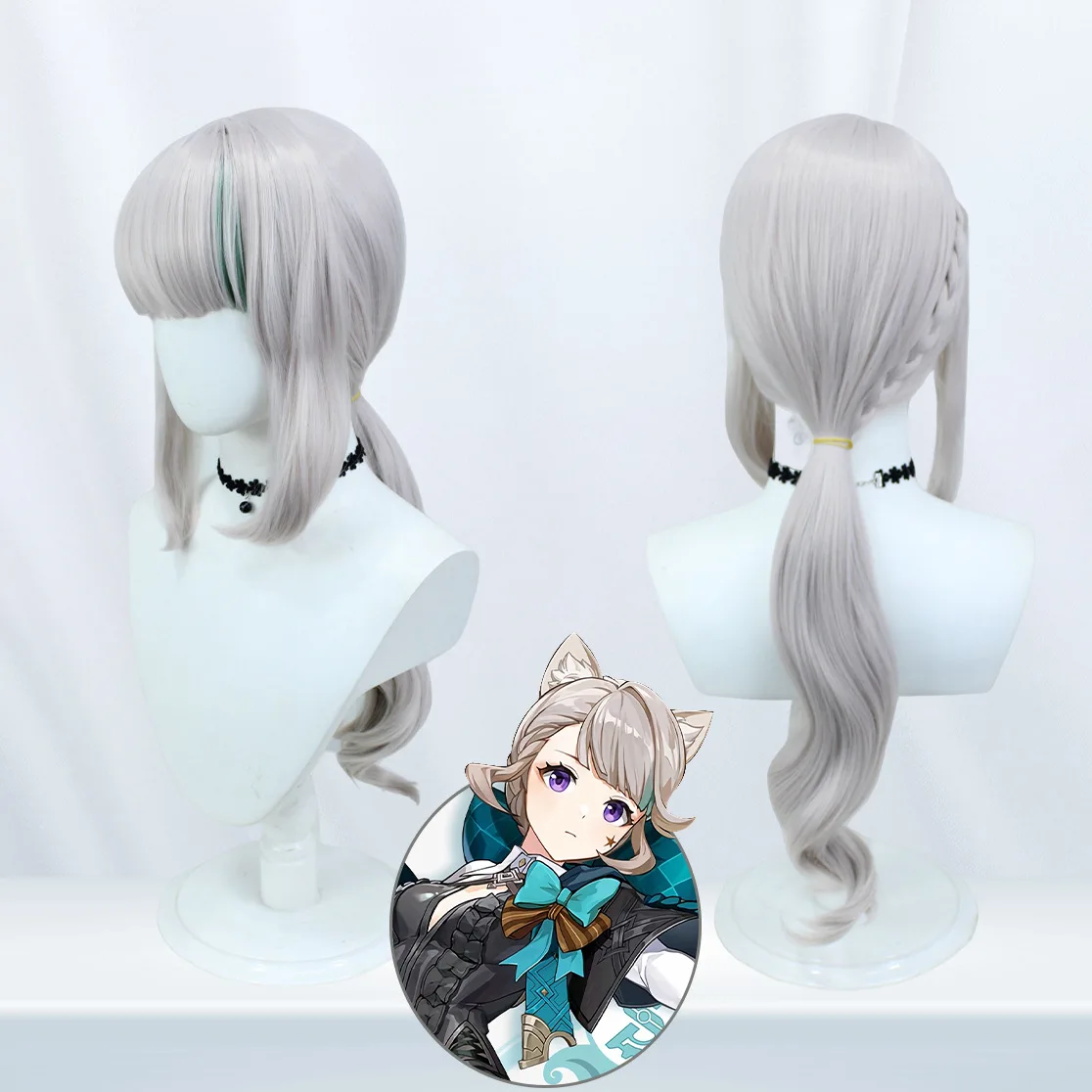 Genshin Impact Lynette Косплей Костюм Фонтейн Магик косплей костюм парик Полный комплект