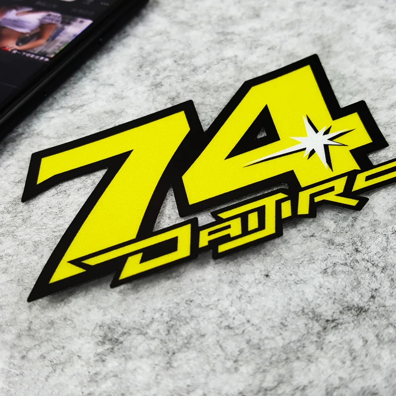 

Гоночные виниловые наклейки G319 74 DAIJIRO MOTO GP, наклейки на шлем, наклейки на мотоцикл, скутер, модификация автомобиля, внешние аксессуары, весь к...