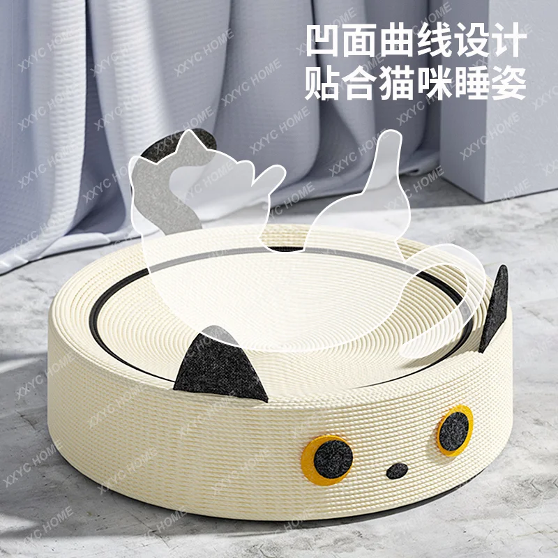 Доска для кошек Sisal с защитой от перхоти износостойкая круглая большая игрушка