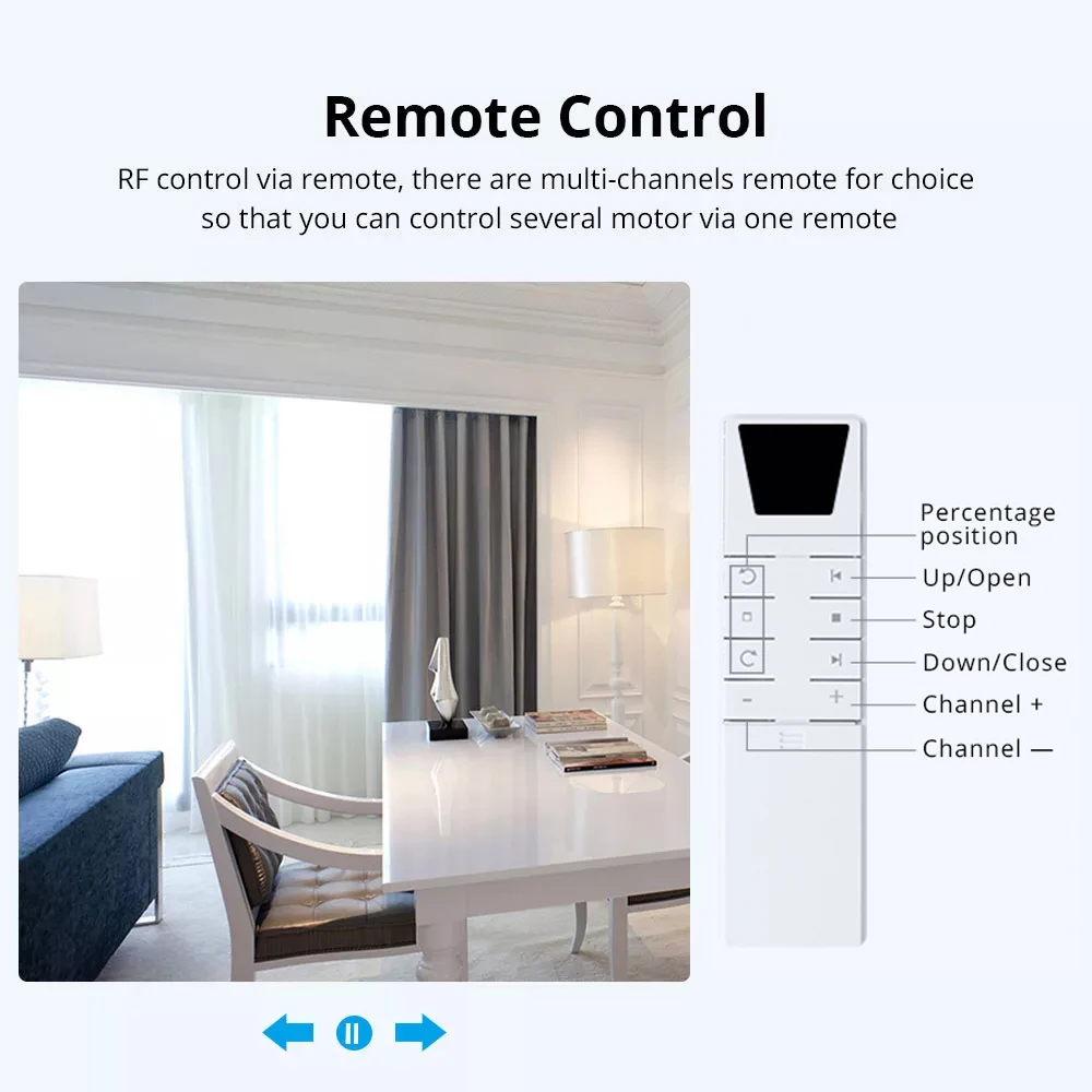 Фото Электрические шторы Zemismart Zigbee, Alexa, управление Google Home через Smart Life SmartThings №3