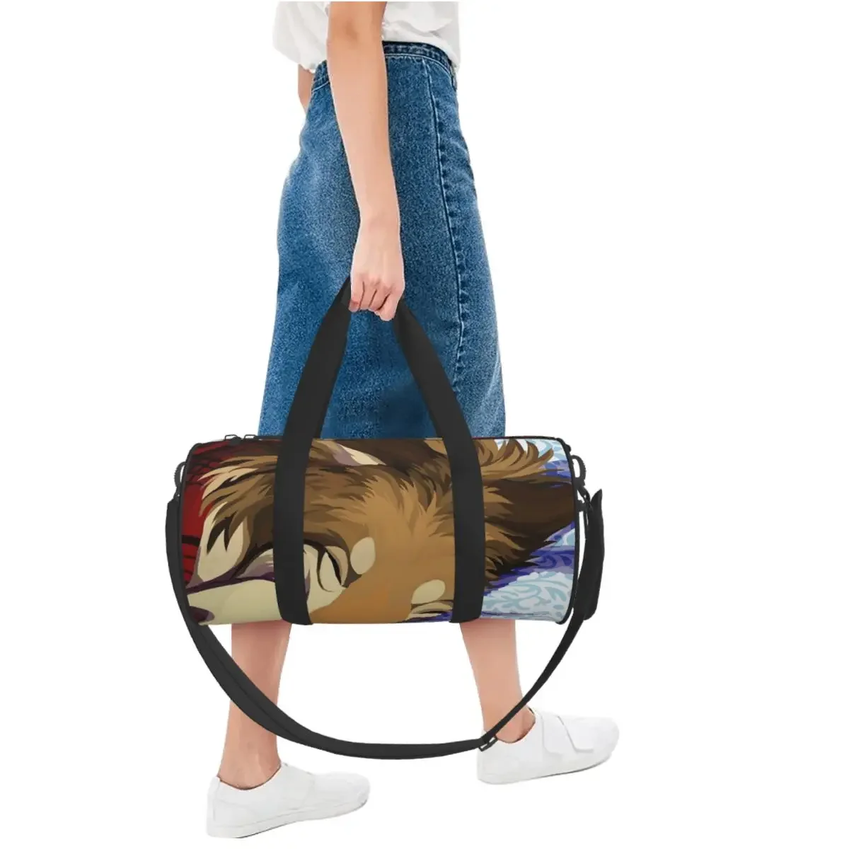 Фото WolfQuest Goldilocks Большая спортивная сумка Водонепроницаемая дорожная сумка Duffle Сумки Сумка для фитнеса №5