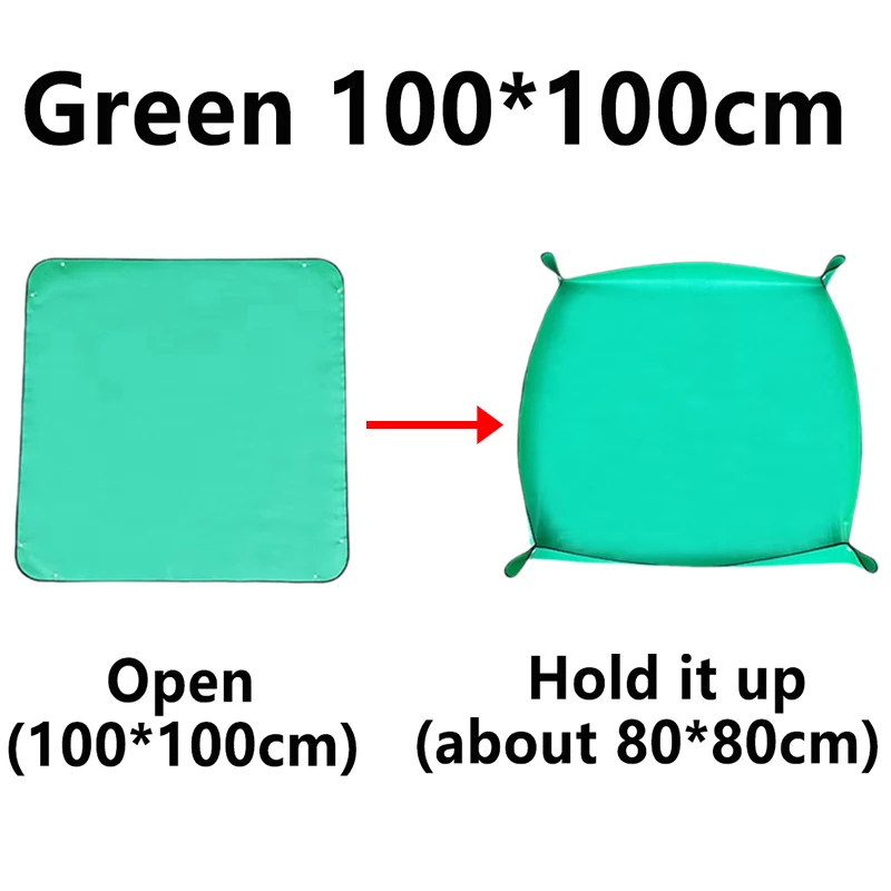 

Складной садовый коврик для цветов с инструментом