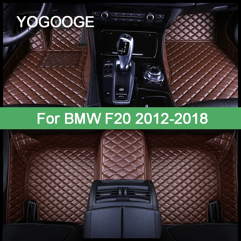 

YOGOOGE Car Floor Mats For BMW F20 2012 2013 2014 2015 2016 2017 2018 Year 1 serie Alfombrillas Coche accessories Auto Foot Mats
