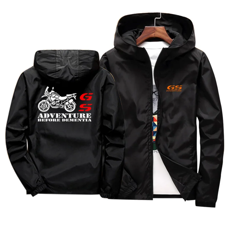

2022 Motorcycle GS ADV Car Logo Jacket Windproof Jacket Mobike Riding Hooded Windbreaker Sweatshirts Racing zipper Coat
