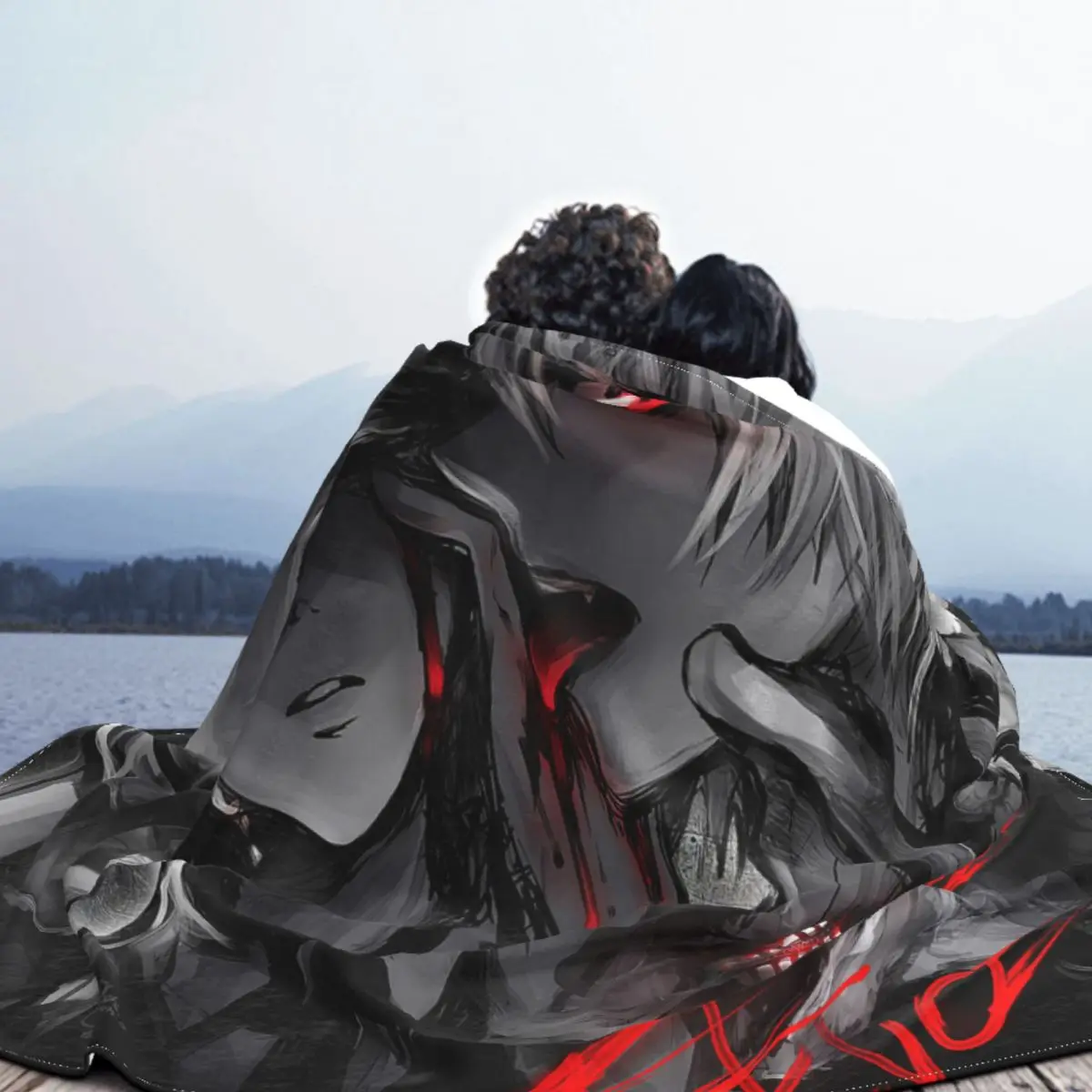 Токийский Гуль канеки Кен одеяло с флисовой подкладкой зимняя манга 3D