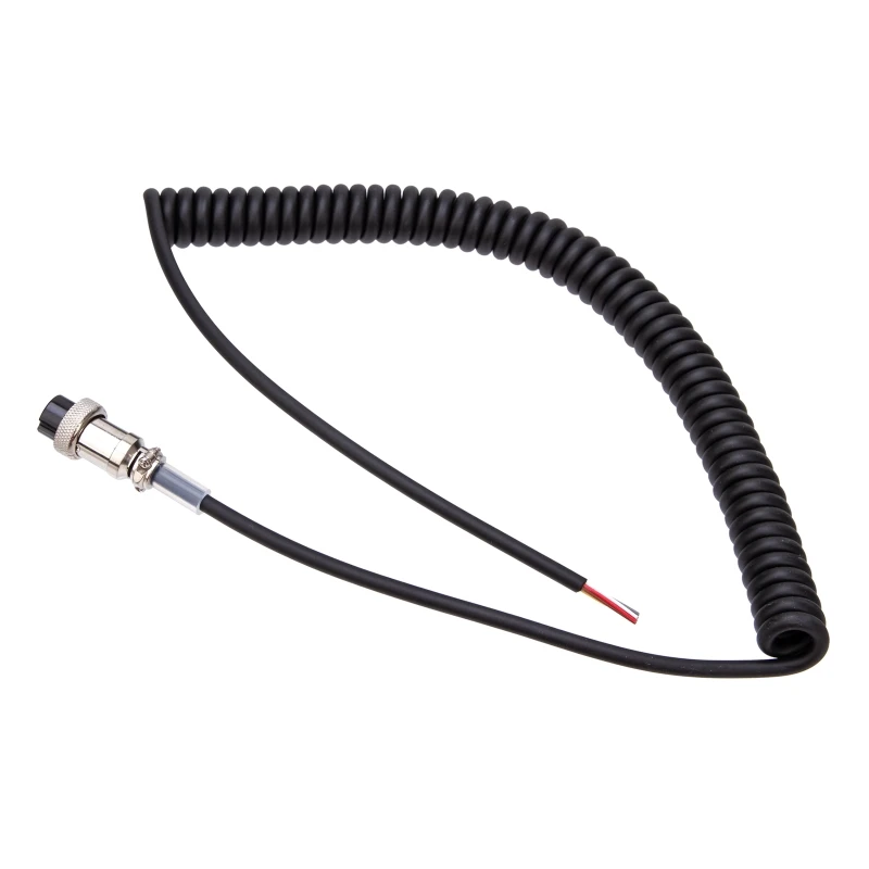 

Microphone Cable VHF/UHF Frequency Bands for Alinco EMS-57 EMS-53 DR-03T, DR-06T Flexible Cable Round 8 Pin H8WD