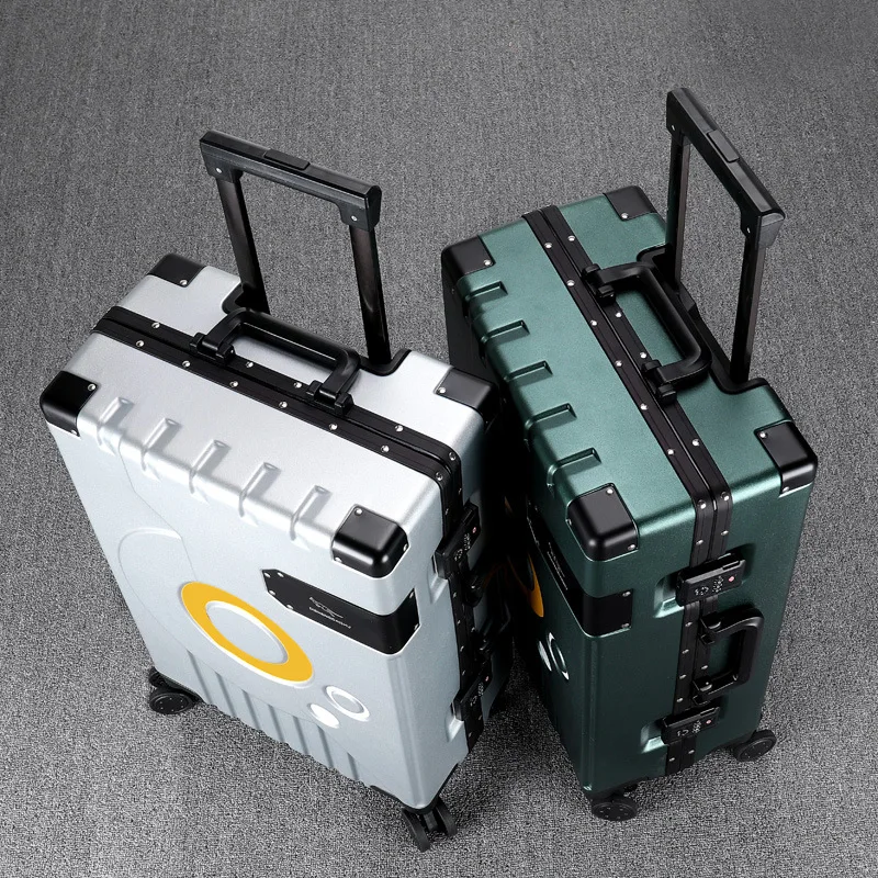 New Luggage With Universal Wheel Boarding Box Large Capacity Password Box Men and Women Long Distance Travel Suitcase Wheels