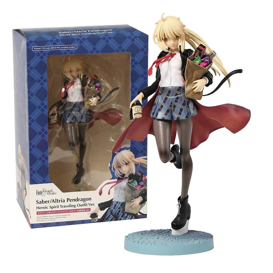 

FGO Altria Pendragon [Alter] Heroic Spirit Traveling Outfit Ver. Anime Model Collectible Figure Toy Doll