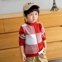 baby boys sweater 2 7 years old online celebrity children clothes kids sweater chest pocket stripes boy clothes toddler sweater