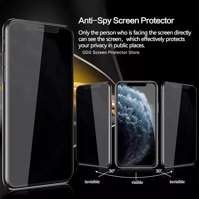 Anti-spy Glass for IPhone 11 12 Pro Max Mini XS XR X Privacy Screen Protectors for IPhone 13 Pro MAX 7 8 Plus Anti Glare