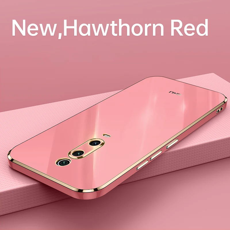 Роскошный глянцевый чехол для телефона с квадратным покрытием Xiaomi Mi 9T Pro Mi9T