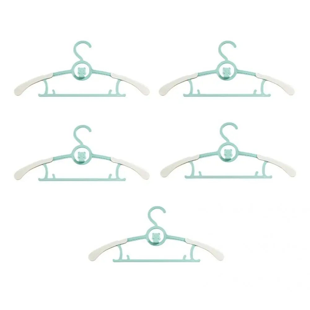 

5Pcs Hanger Useful Reusable Telescopic Eco-friendly Lovely Coat Rack for Dorm Coat Rack Clothes Hanger