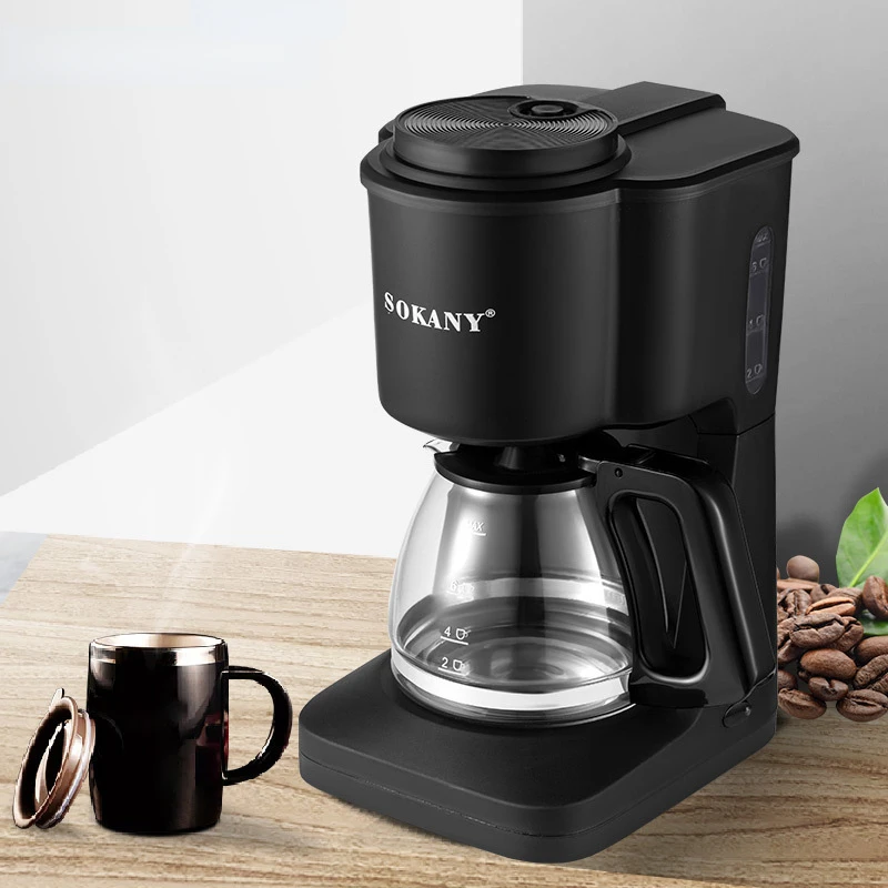 6 Cup Capacity Electric Coffee Pot Coffee Machine Italian Mocha Coffee Machine Is Kept At Constant Temperature Coffee Maker