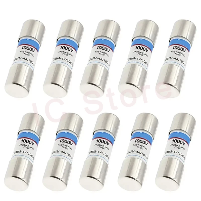 

10 шт. DMM-44 100 керамический предохранитель 440 мА 1000 В DMM-44 100-R DMM44 предохранители для Fluke Multimete 10x35 мм