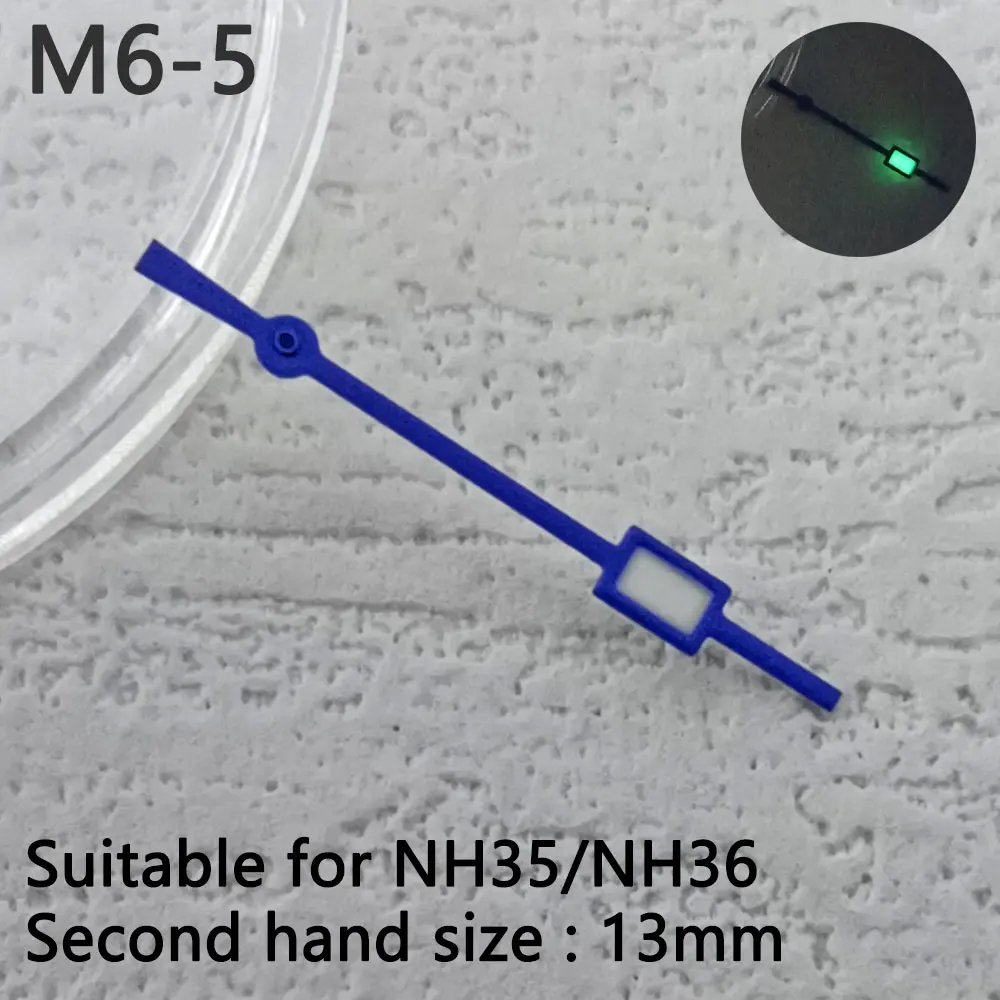 13 мм стрелки часов nh h 35 nh36 зеленые светящиеся пуанты аксессуары для запасные